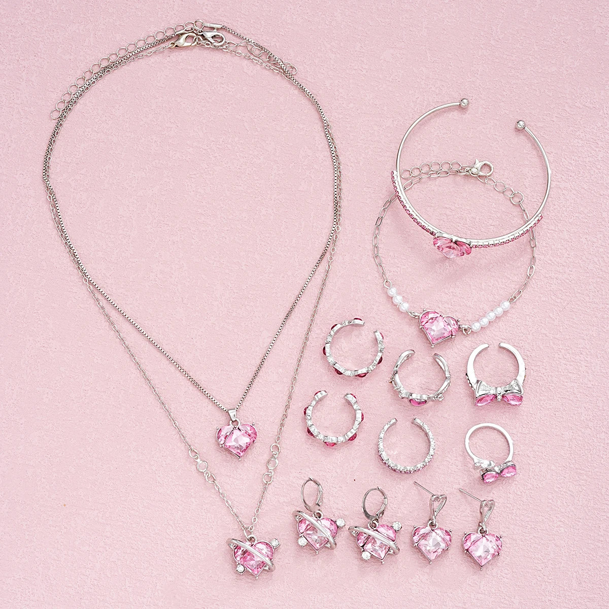RoséHeart Jewelry Set